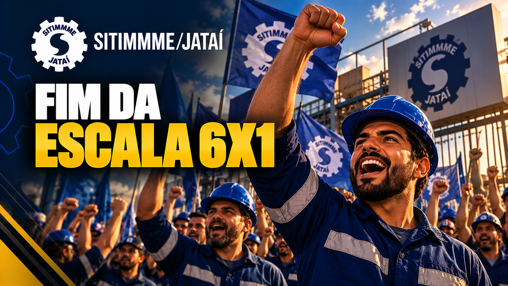 Fim da escala 6x1 - SITIMMME/Jataí