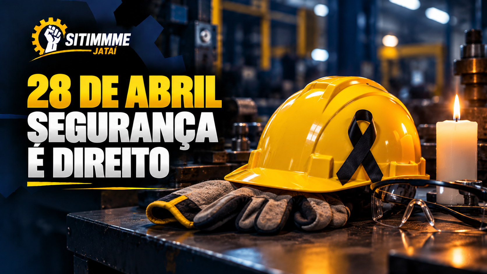 28 de Abril, segurança no trabalho é direito - SITIMMME/Jataí