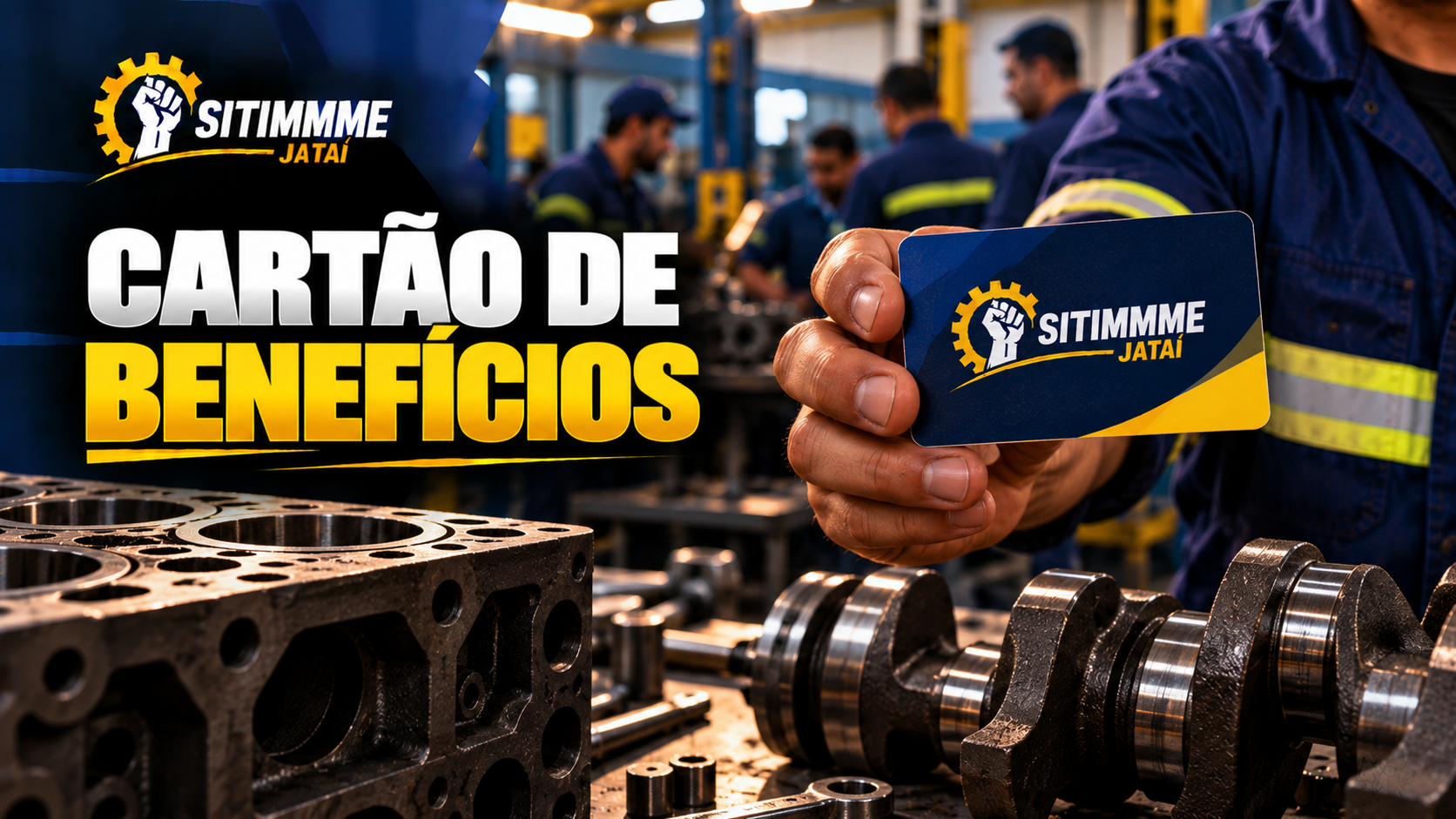 Visita à Retífica REMOL e Cartão de Benefícios - SITIMMME/Jataí