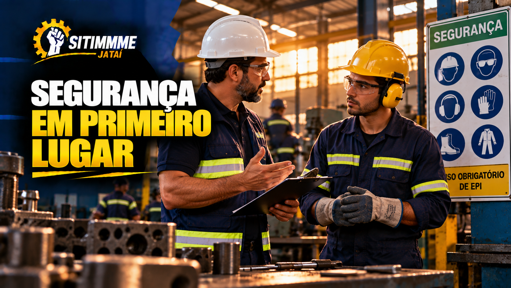 Fiscalização de saúde e segurança nas empresas - SITIMMME/Jataí